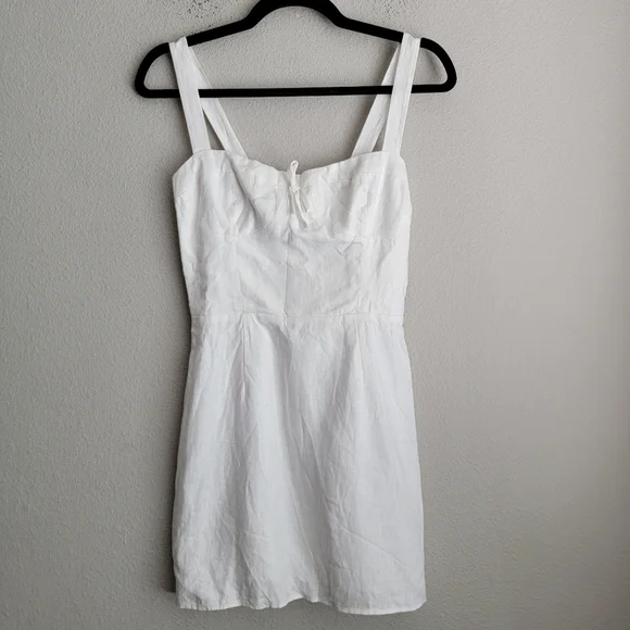 chinese dress ladies Sleeveless Simple Dress - Minimalist Shift Dress - Short Linen Dress - Plus Size Clothing - White Linen Dress - Linen Tunic Dress